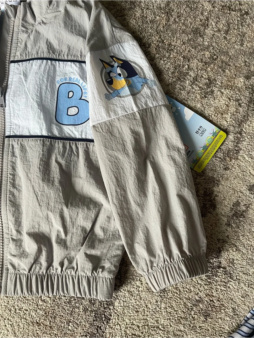 Bluey Toddler Full Zip Jacket Unisex NWT